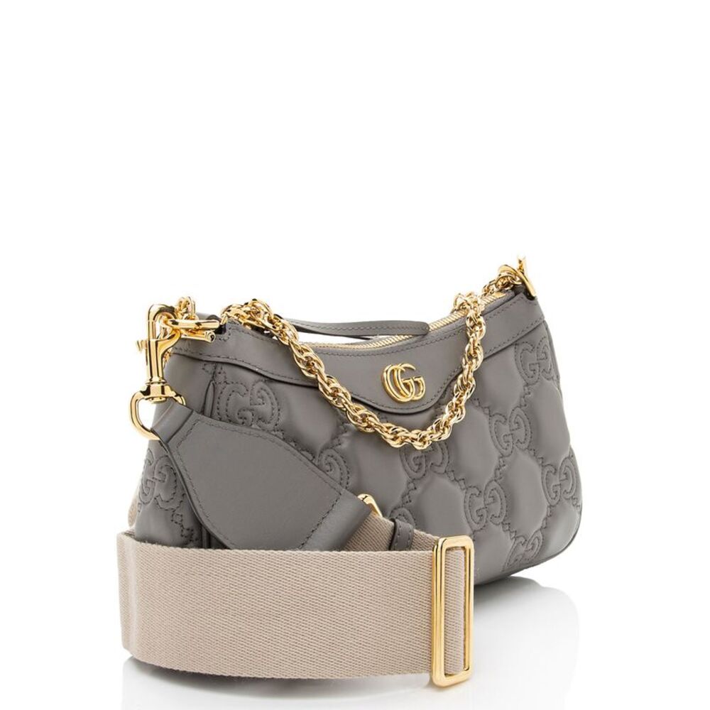 Gucci Jumbo GG Matelasse Leather Chain Small Crossbody - Picture 2 of 13